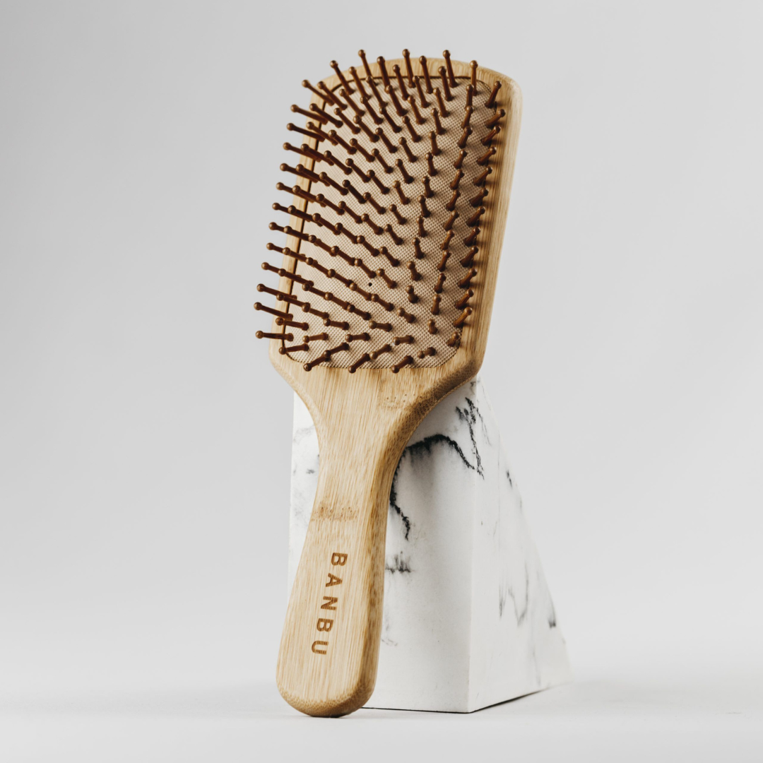 IMPERFECT Square Wooden Hair Brush -20%