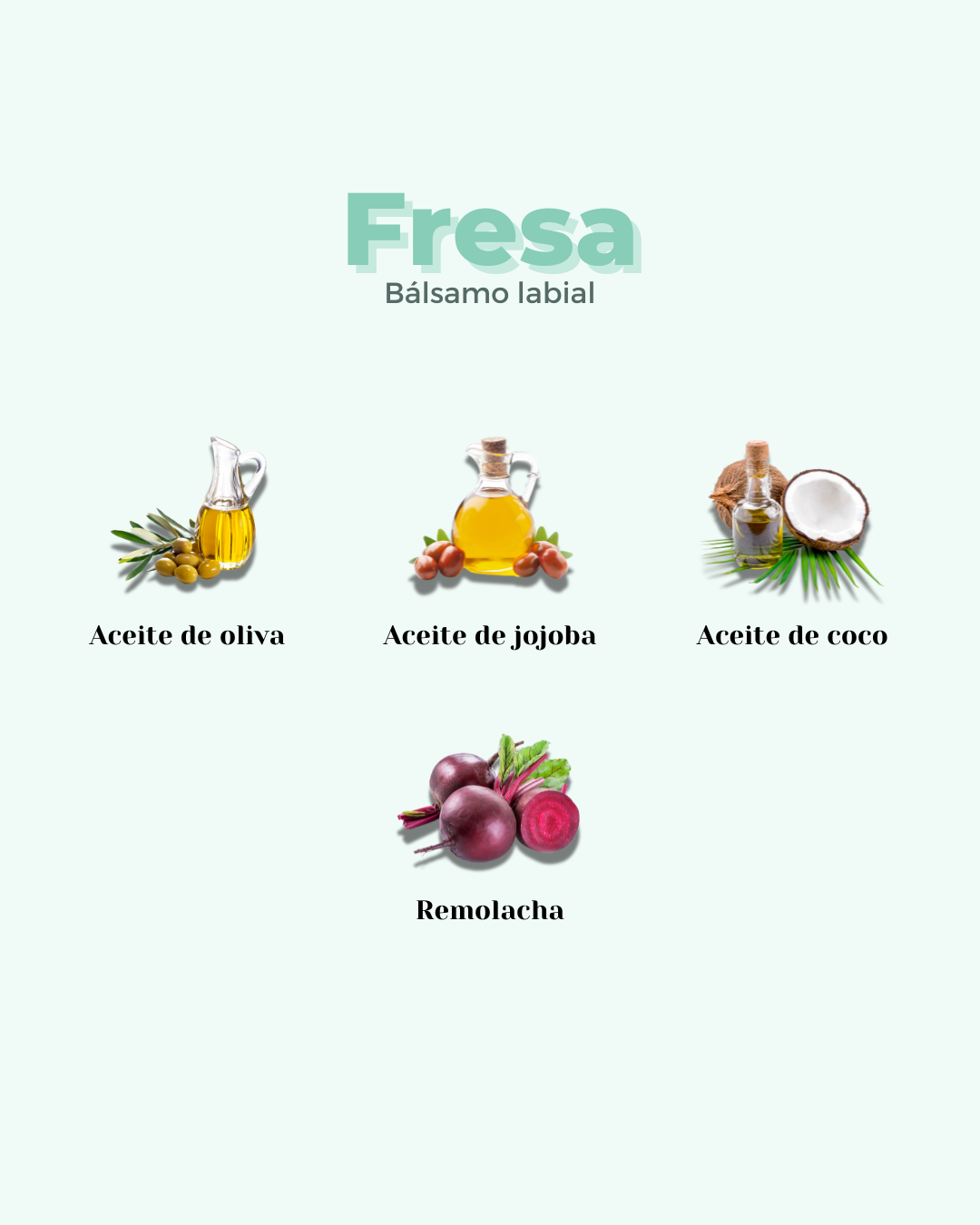 Cacao con color formulado con ingredientes 100% naturales entre los que destacan l aceite de oliva, aceite de jojoba, aceite de coco y remolacha