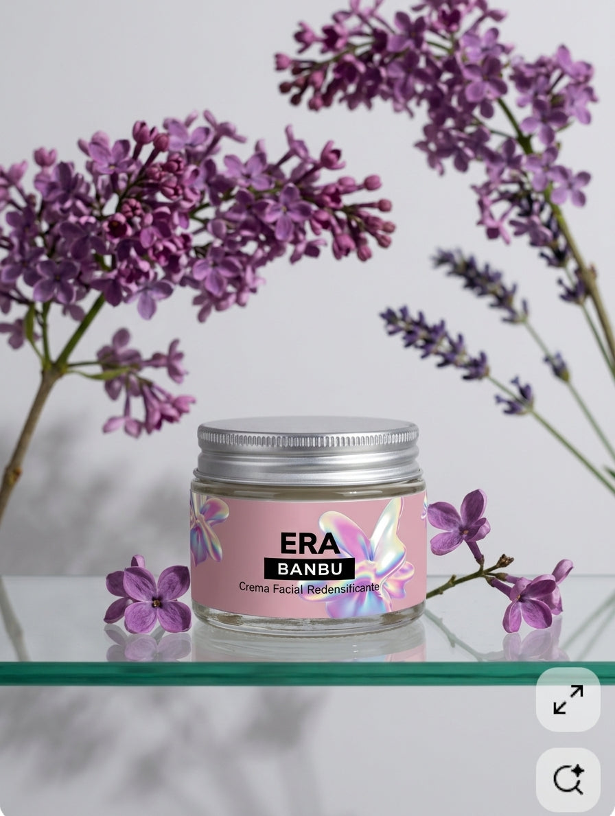 Crema facial ERA entre flores, sin disruptores endocrinos ni fitoestrógenos, 50 ml