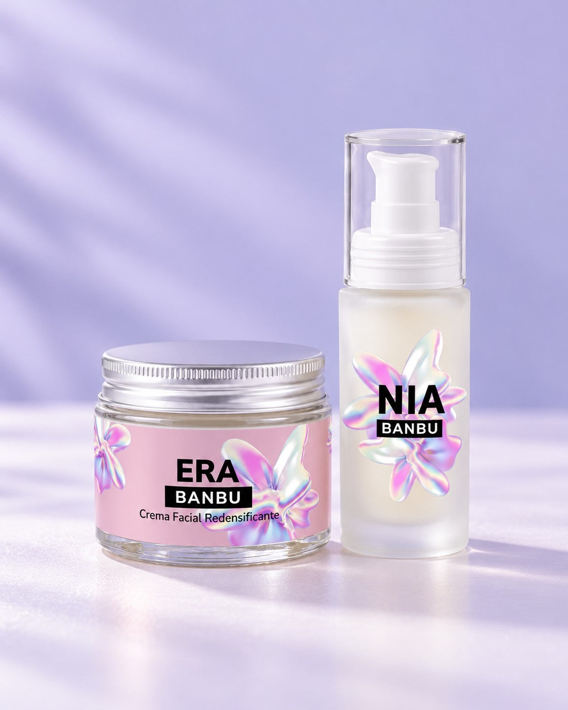 Dúo NIA + ERA de Banbu: contorno de ojos y crema facial redensificante para la menopausia, sin disruptores endocrinos
