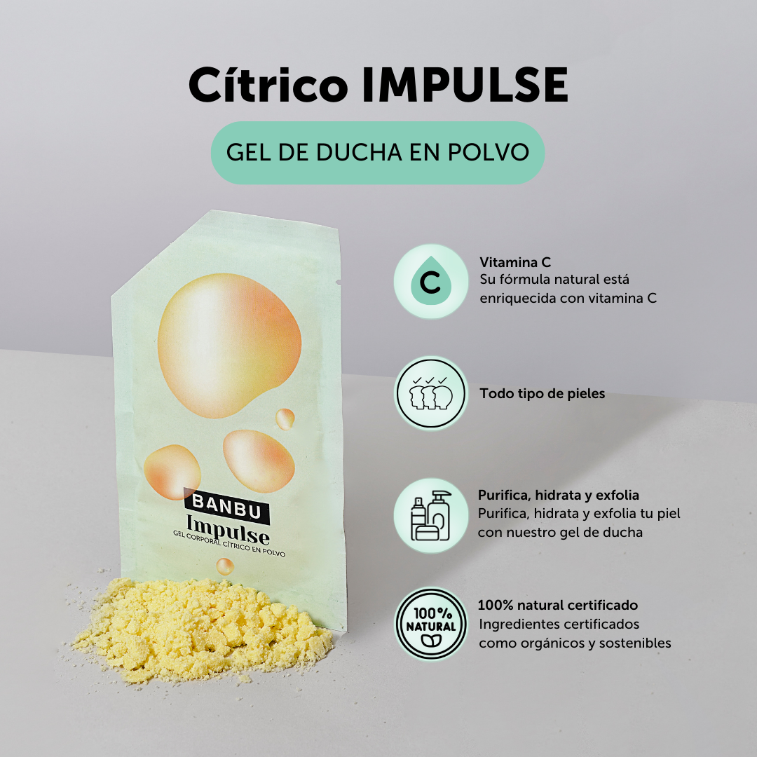 IMPULSE ECO Citrus Powder Shower Gel