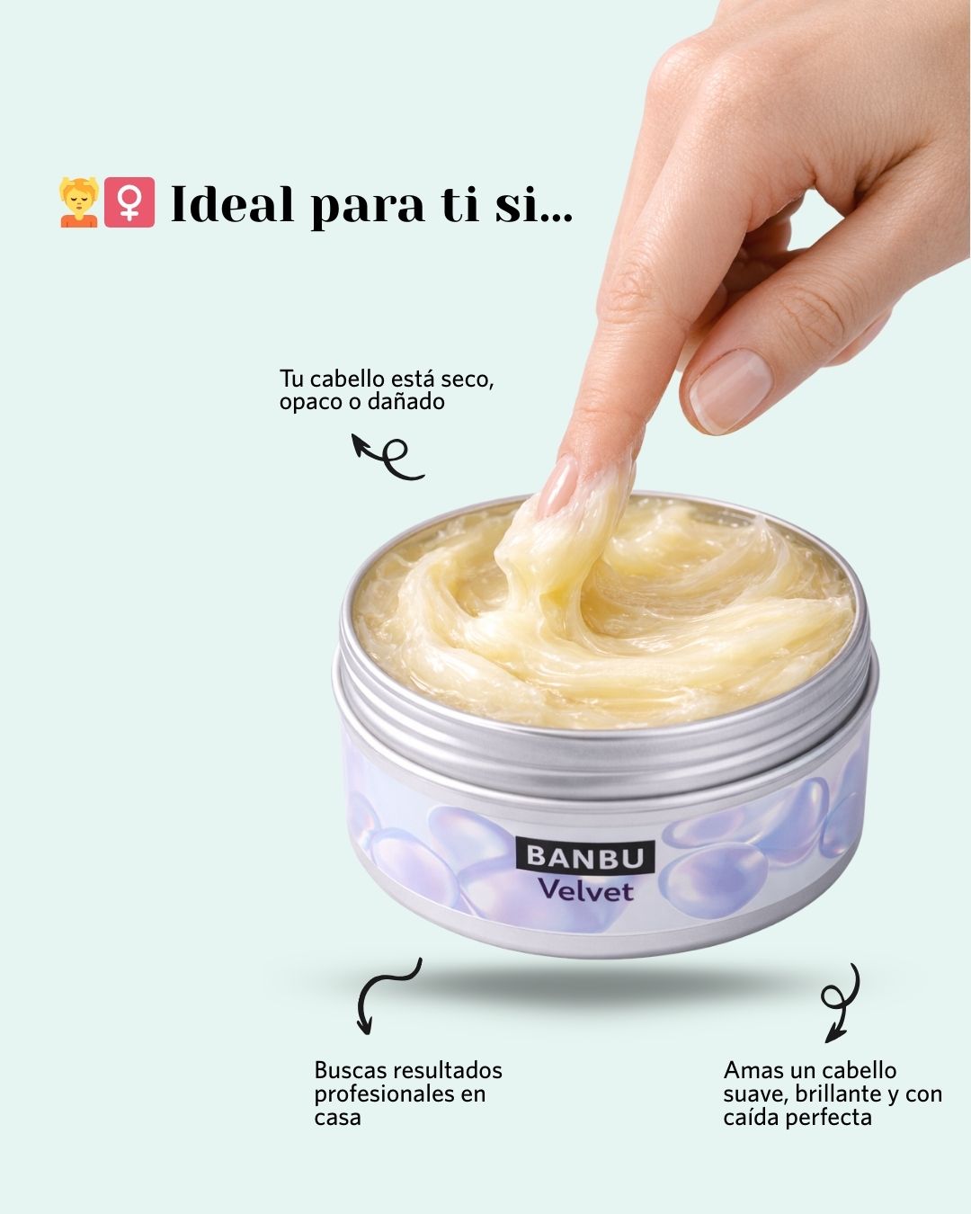 Mascarilla para el pelo que hidrata, nutre y repara en profundidad. Perfecta para cabello seco, opaco o dañado con resultados profesionales en casa.