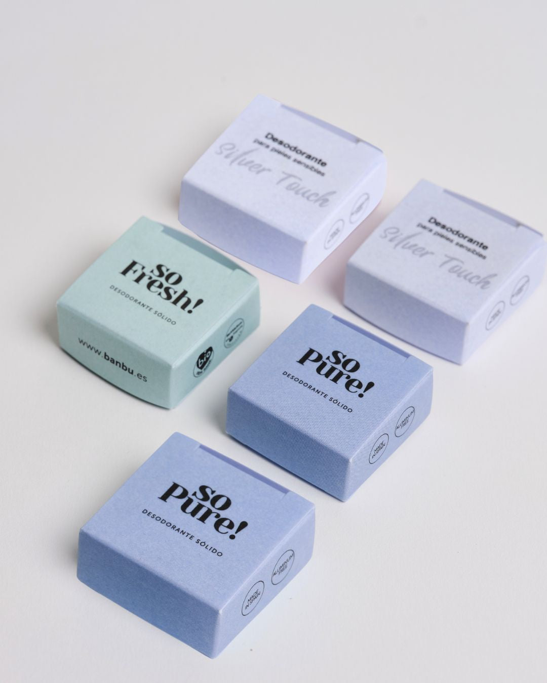ECO Mini Size Pack - Desodorantes Sólidos Essenciais Básicos
