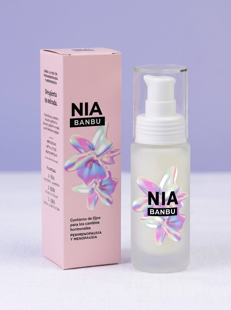 NIA, contorno de ojos para la menopausia y la perimenopausia de Banbu