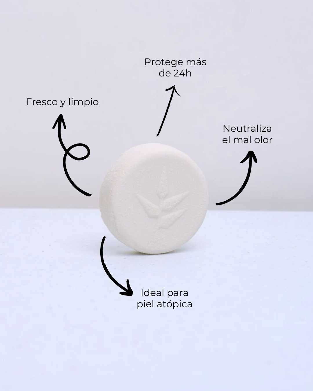 Caja ecológica del refill desodorante en crema Soft Breeze. Desodorante natural sin aluminio ni alcohol, formulado para piel sensible y sin fragancia.