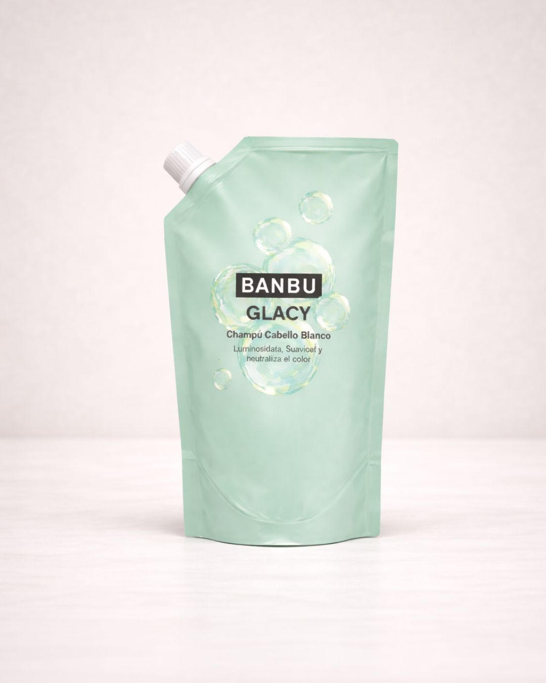 Recarga de champú para cabello blanco