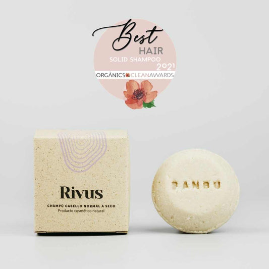 ECO Moisturizing Solid Shampoo for Normal and Dry Hair RIVUS