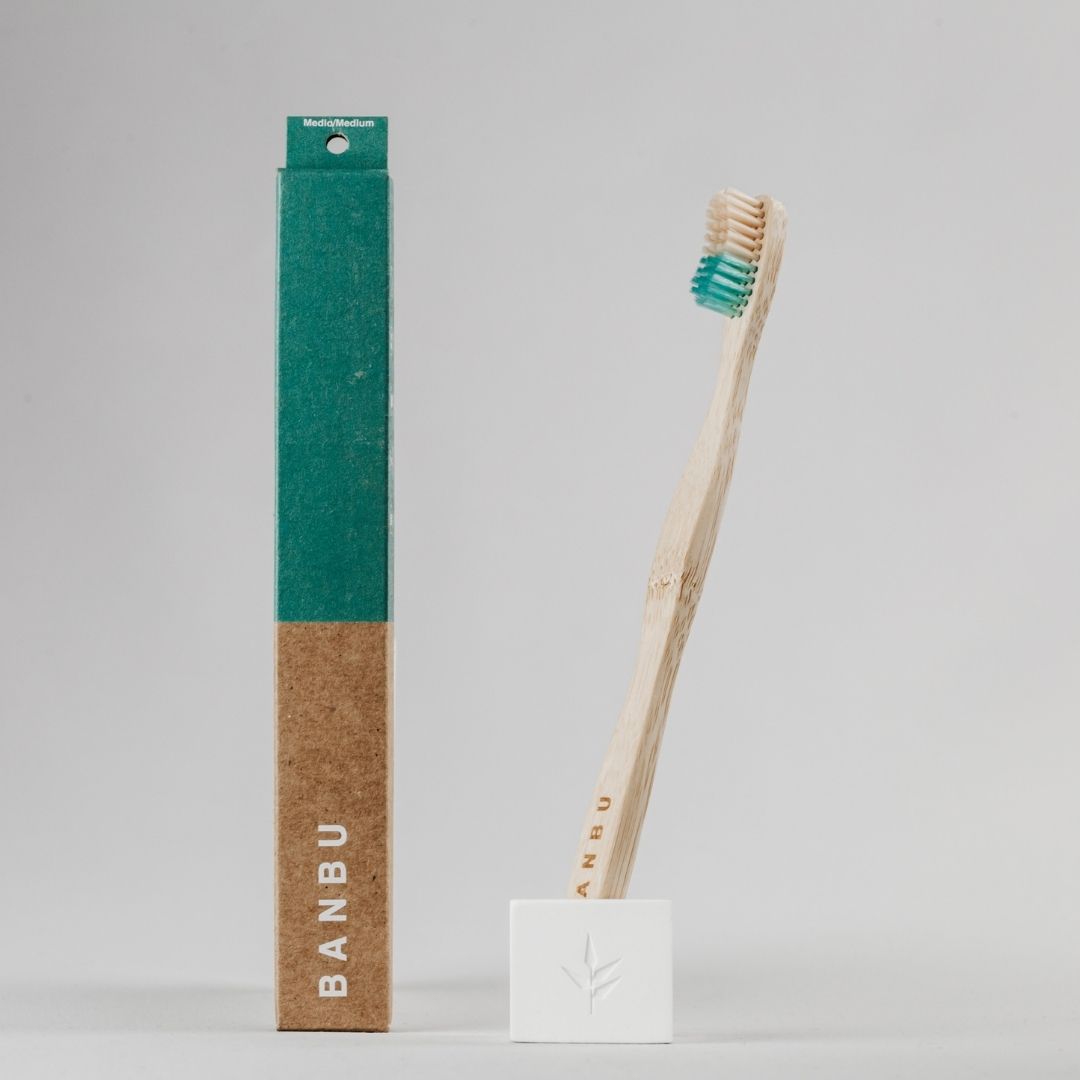 Wooden Toothbrush Medium Bristles